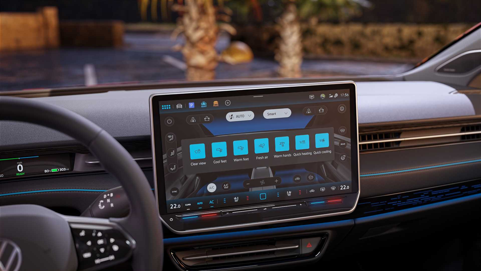 Volkswagen ID.7 terá ar-condicionado inteligente controlado pelo Sol
