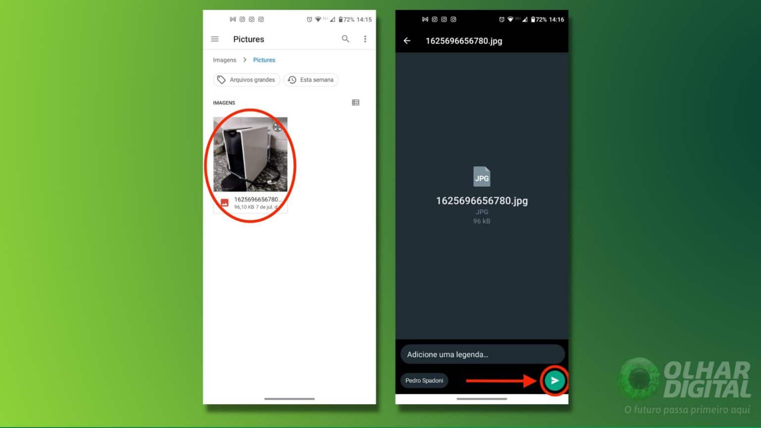 Como mandar imagens em alta qualidade no WhatsApp - Olhar Digital