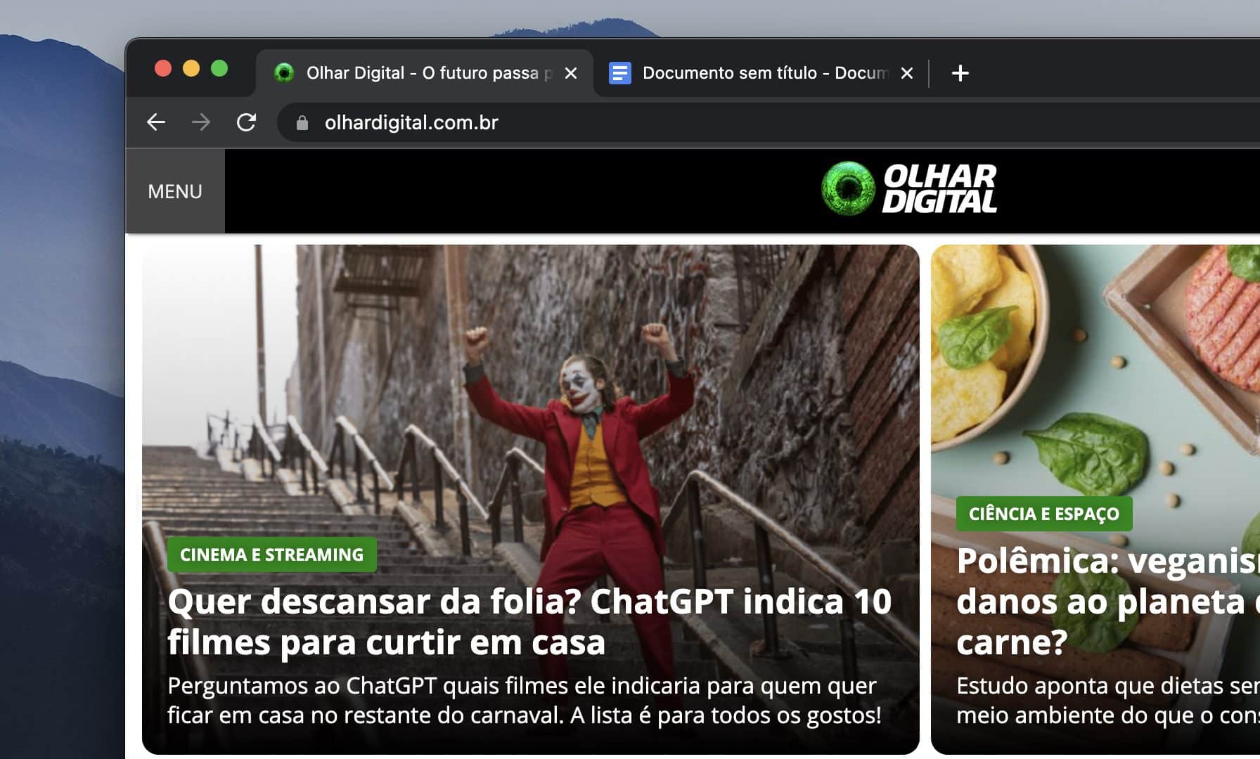 Navegador Chrome (Imagem: reprodução)