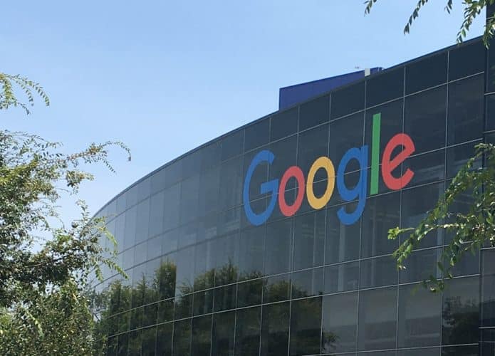 Fachada do prédio do Google