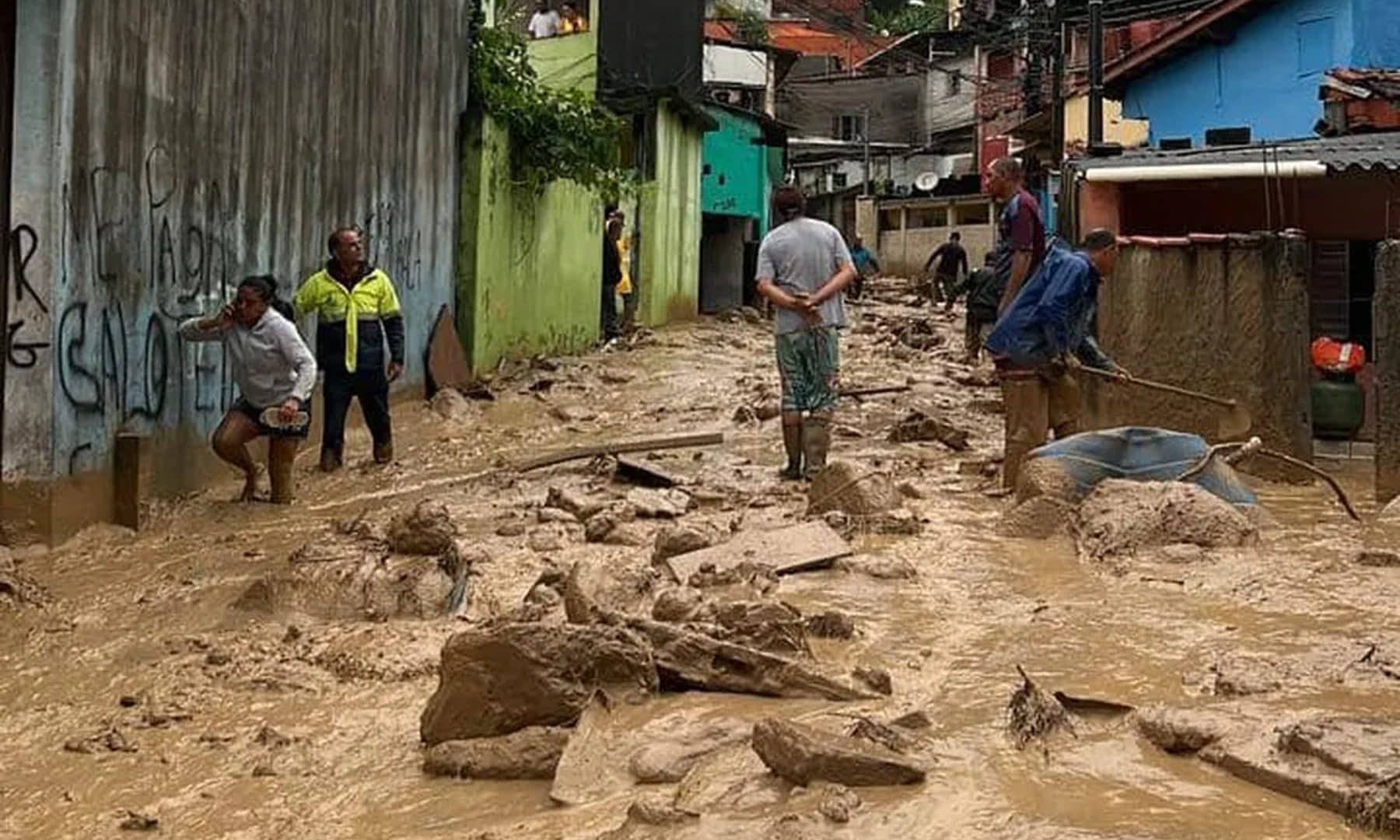 vítimas das chuvas no litoral de SP
