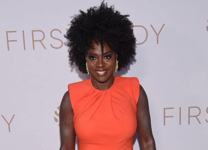 Viola Davis durante premier do filme