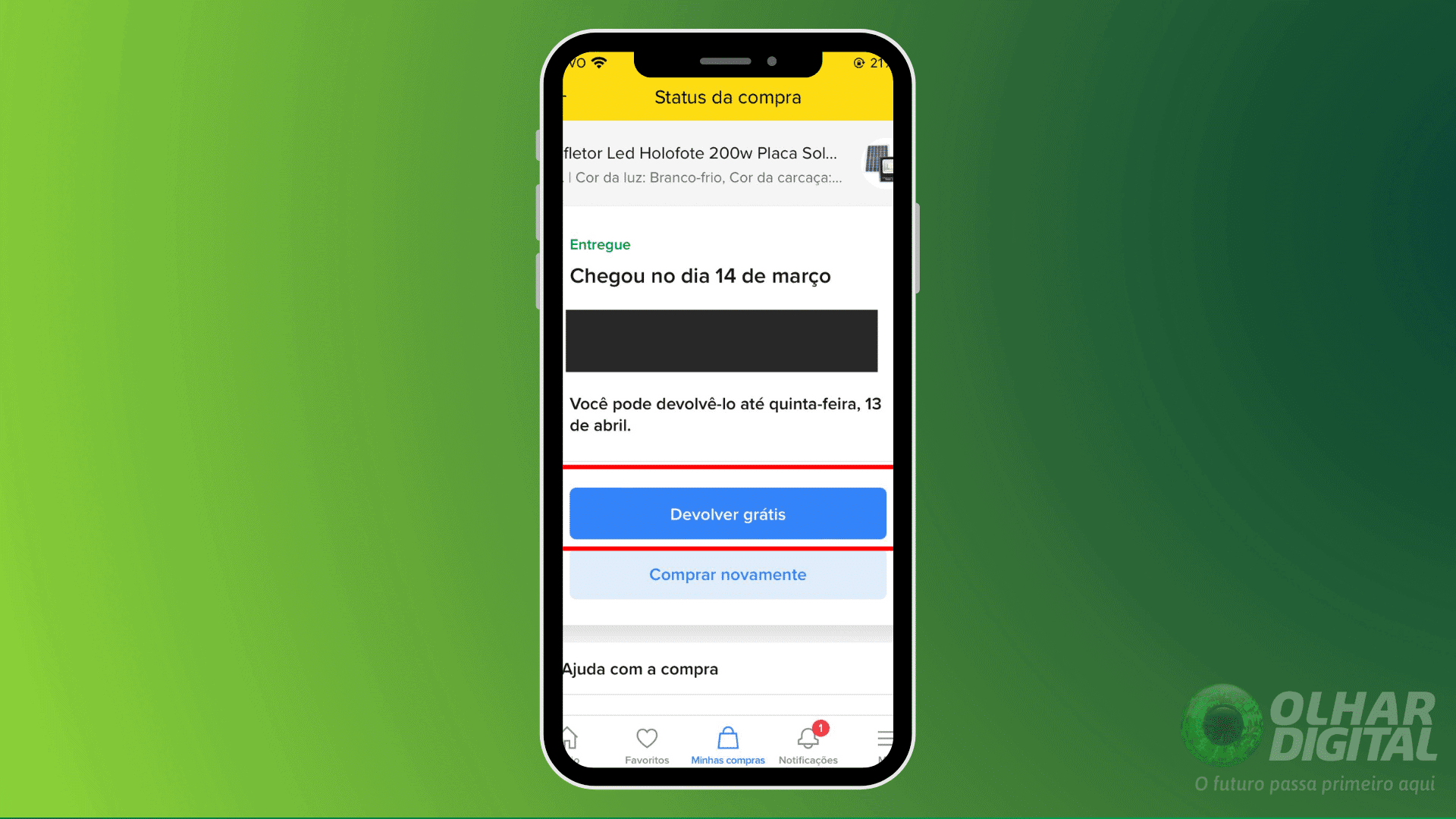 4 - como devolver encomenda no mercado livre