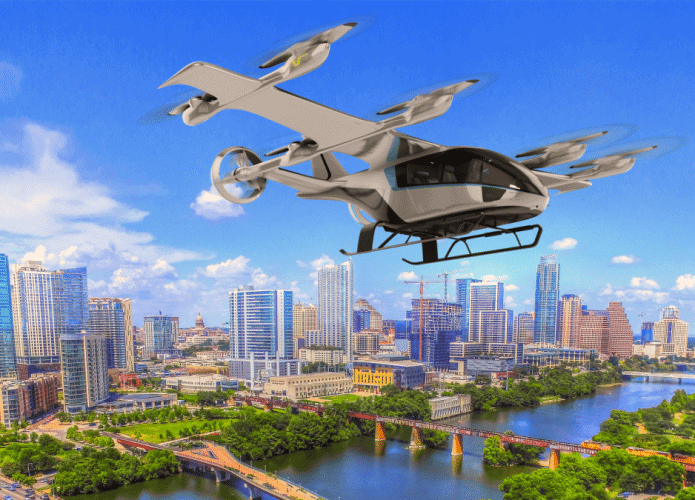 eVTOL da Eve Air Mobility, subsidiária da Embraer