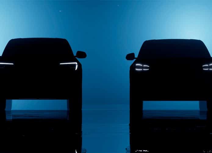 Dois carros elétricos da Ford