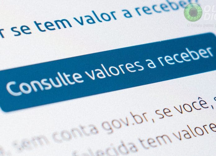 Botão para consultar dinheiro parado no site do Banco Central