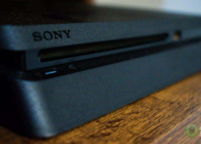 Parte da frente de um PS4