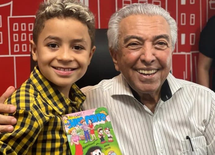 Isaac Amendoim e Mauricio de Souza
