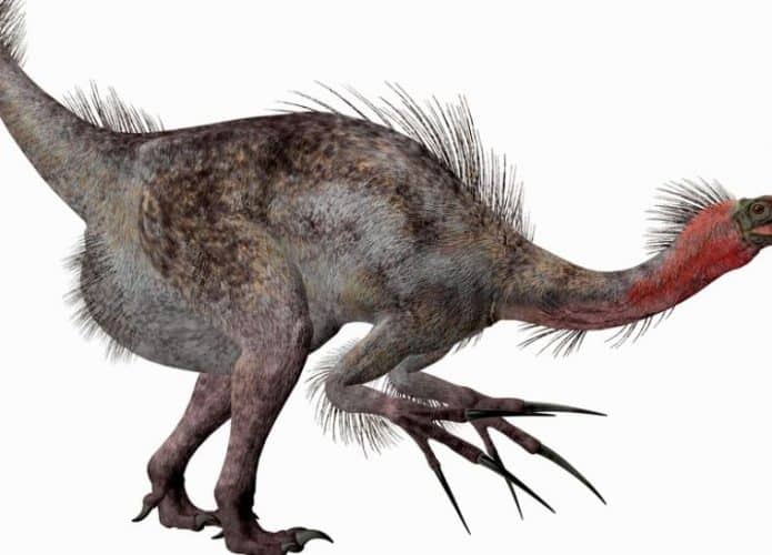 Ilustração artistica do Therizinosaurus (Credito: Shutterstock)