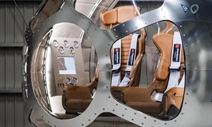 Os voo da empresa Iwaya Giken serão realizados a bordo de uma capsula presa a um balão (Credito: Iwaya Giken)