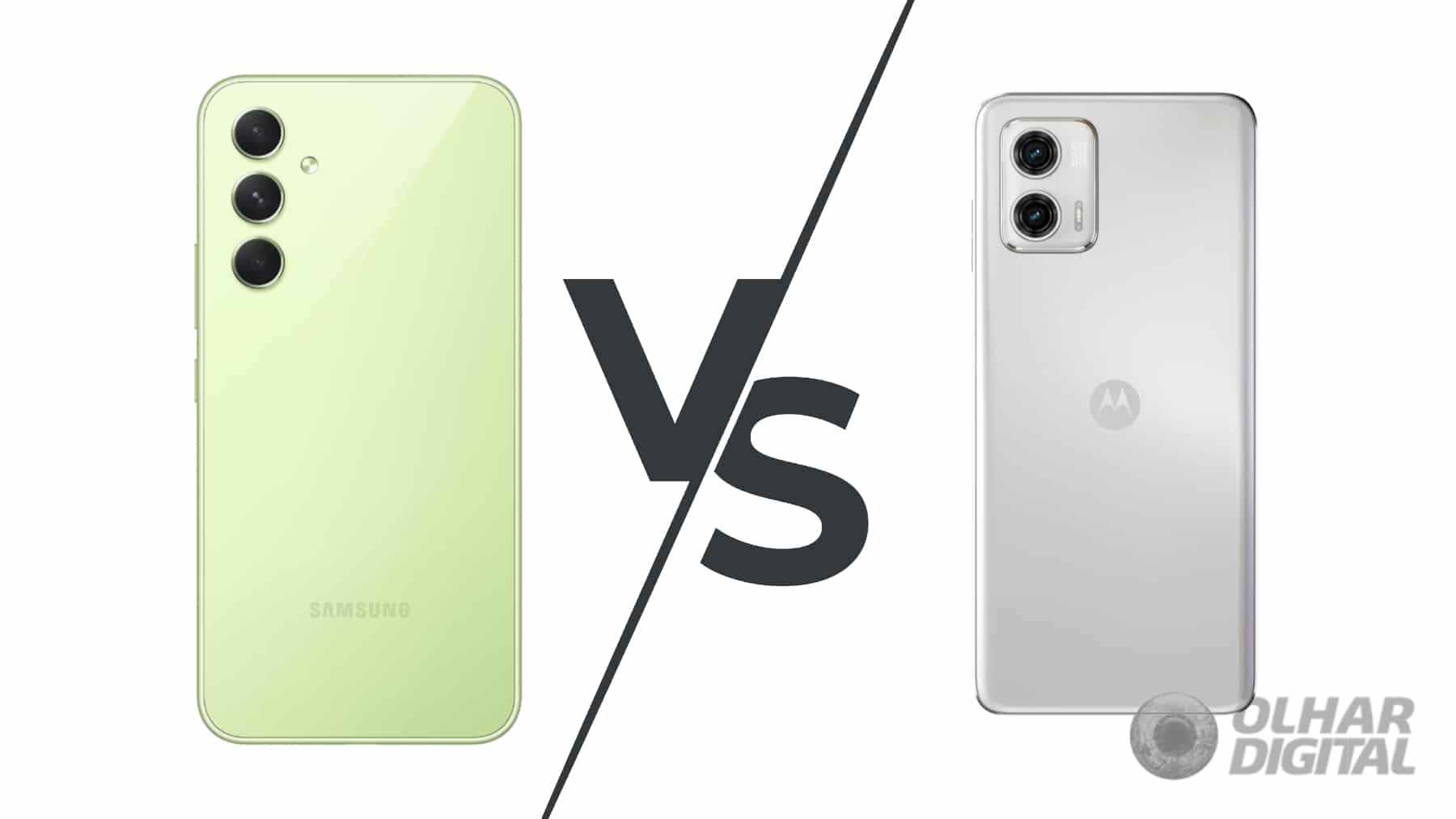 Comparativo: Galaxy A54 vs Moto G73 (Imagem: André Fogaça/Olhar Digital)
