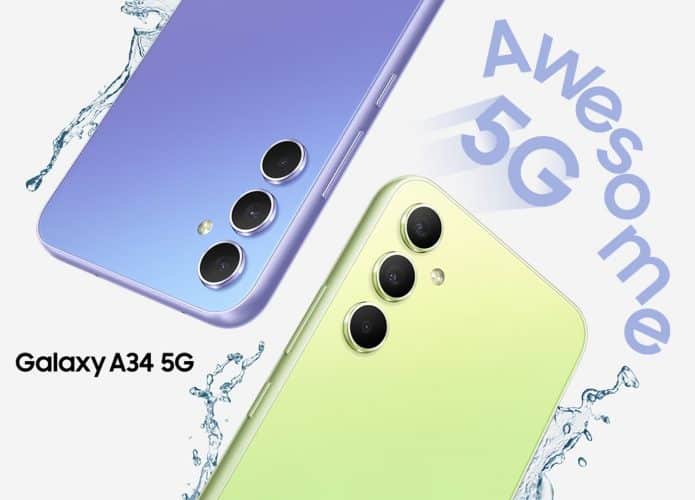 Galaxy A34 (Imagem: divulgação/Samsung)