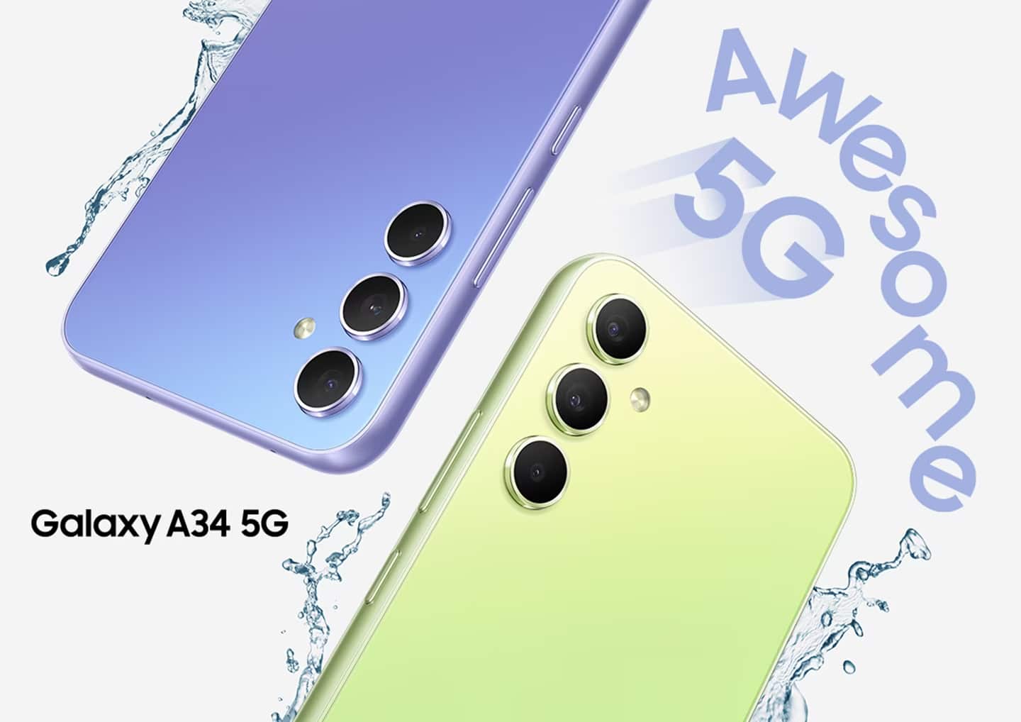 Galaxy A34 (Imagem: divulgação/Samsung)