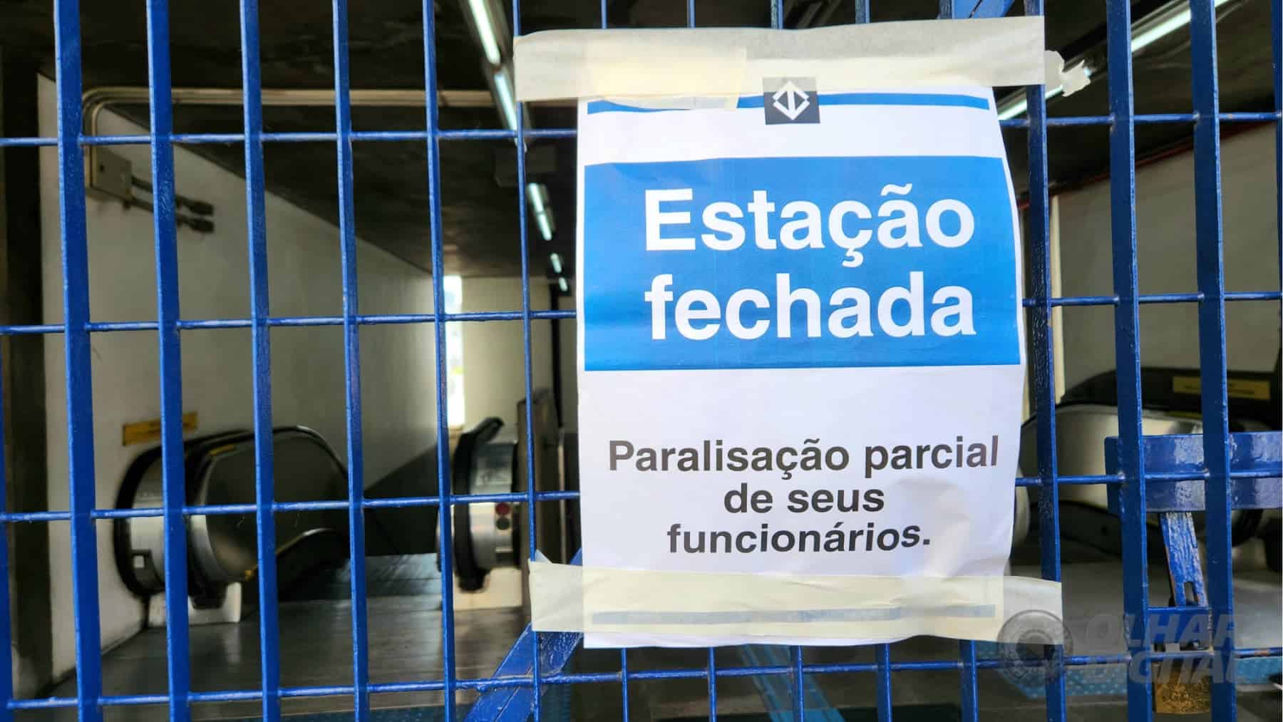Greve metrô de São Paulo