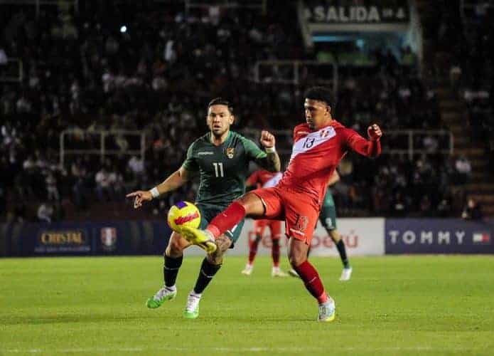 Seleção do Peru enfrentou a Bolívia em amistoso em 2022