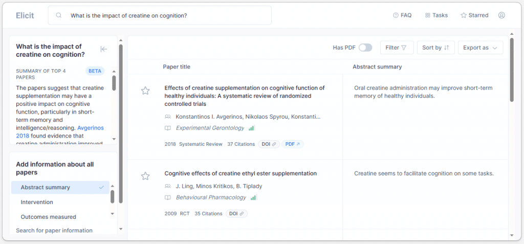 3- elicit responde perguntas