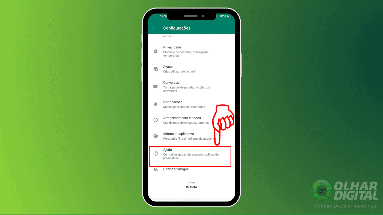 Como entrar em contato com o suporte do WhatsApp pelo aplicativo ...