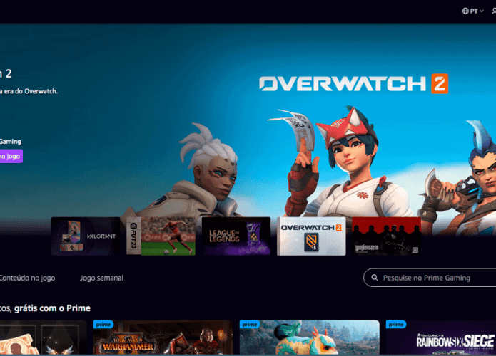 O serviço de games da Amazon possui um catálogo com diversos títulos e opções para os usuários