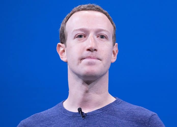 Mark Zuckerberg, fundador do Facebook, durante evento