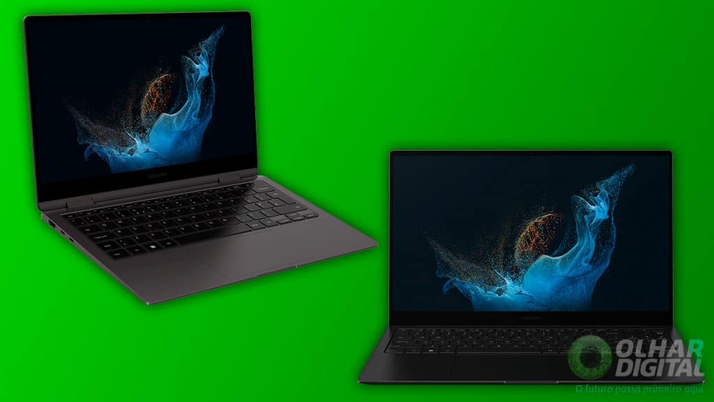 Notebooks Galaxy Book 2 Pro e 360 da Samsung