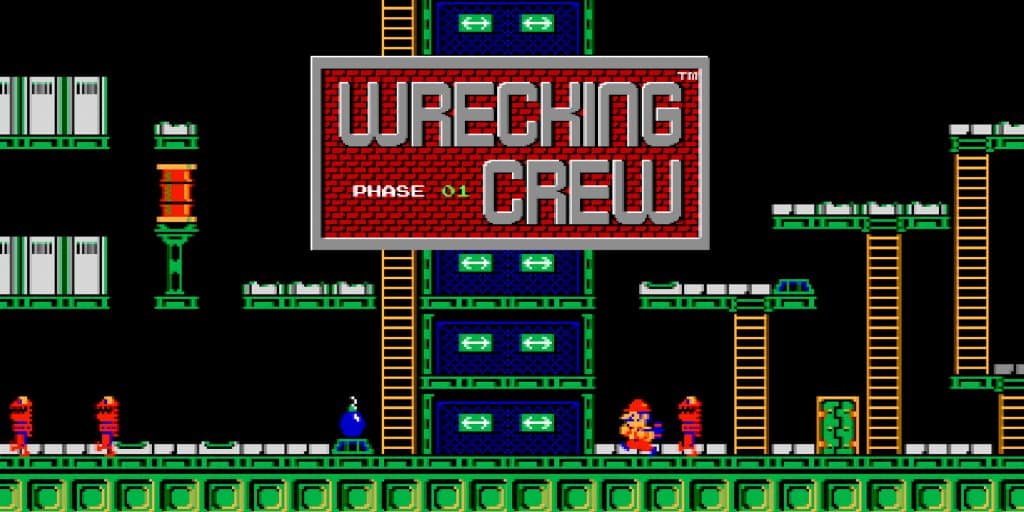 Wrecking Crew foi lançado antes da série de jogos de Super Mario Bros.