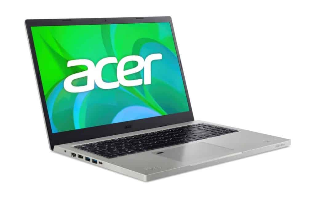 Notebook Acer Vero 15,6 polegadas. Imagem: Divulgação/Acer
