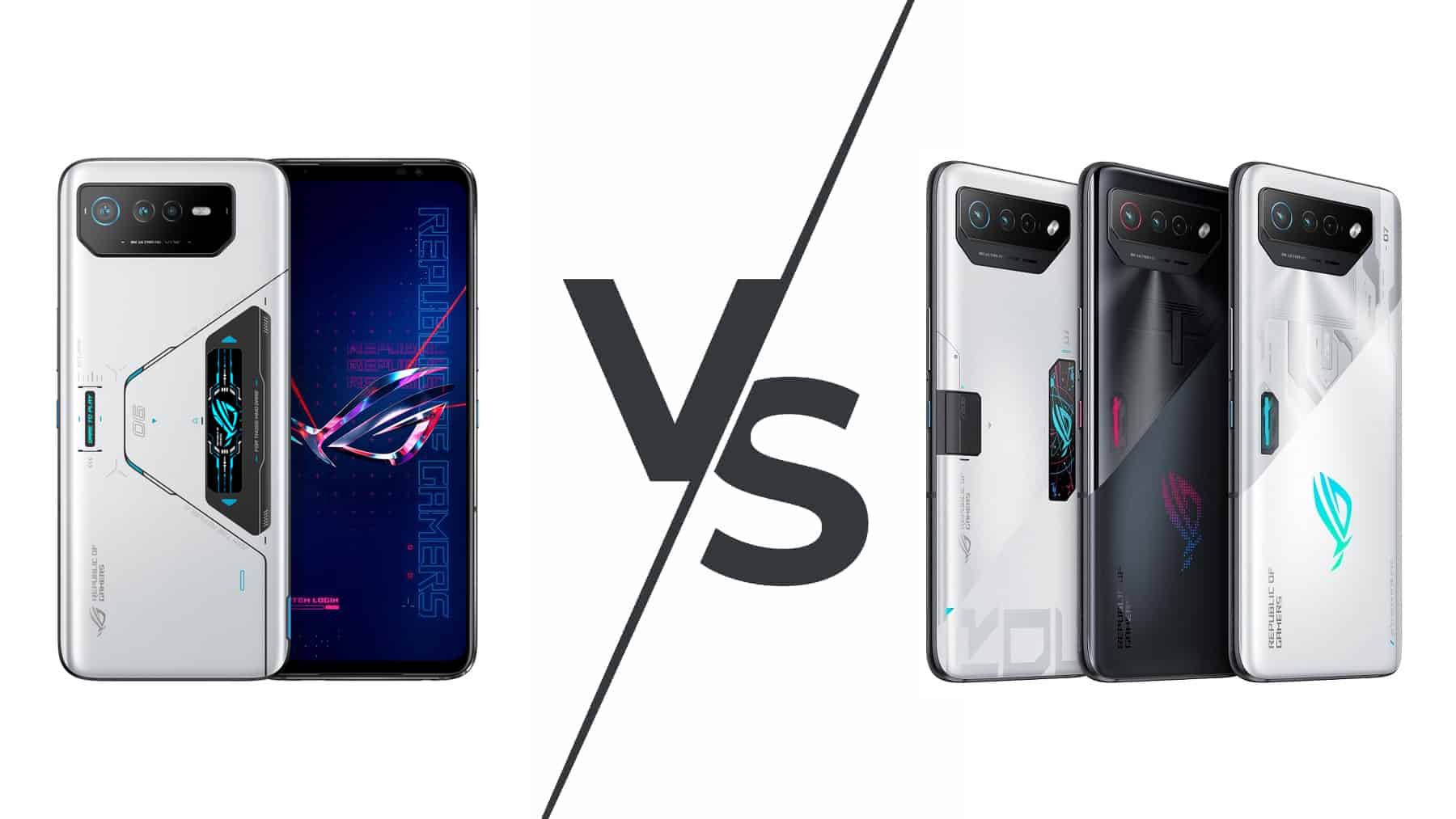 Comparativo ROG Phone 6 x 7