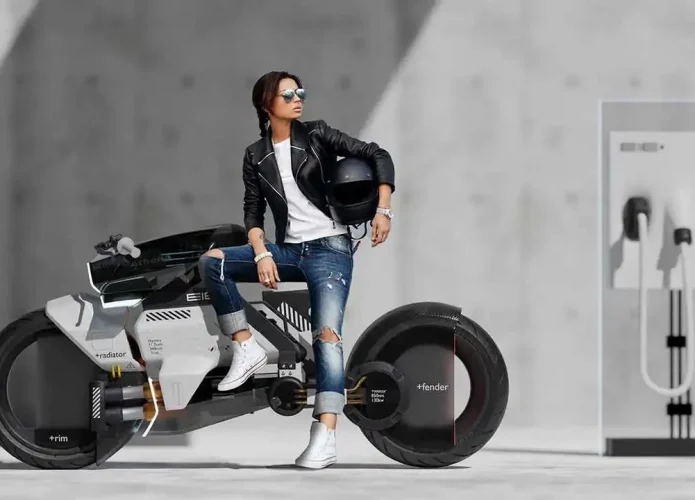 Athena, motocicleta elétrica que muda de forma
