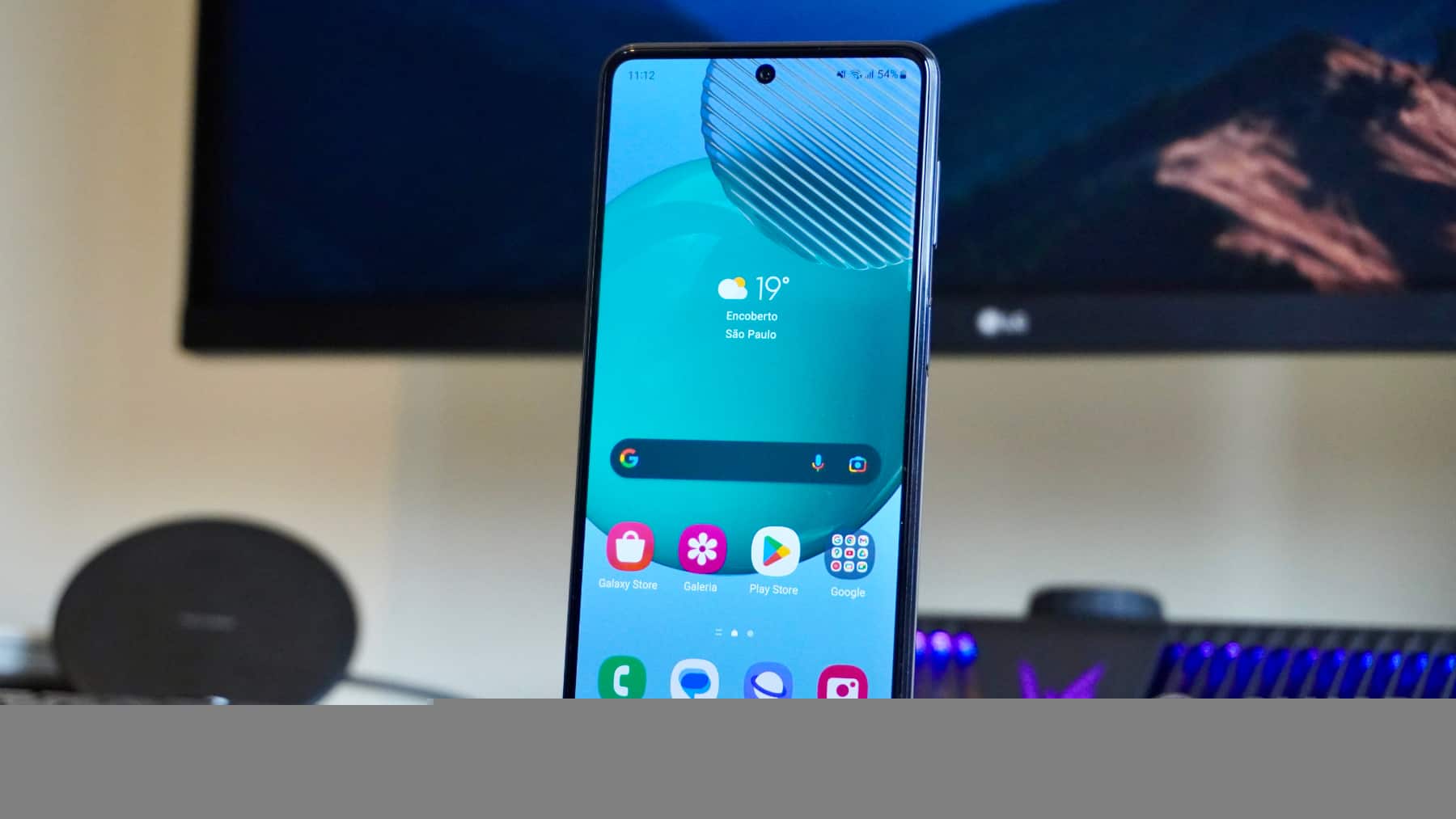 Galaxy M54 (Imagem: André Fogaça/Olhar Digital)
