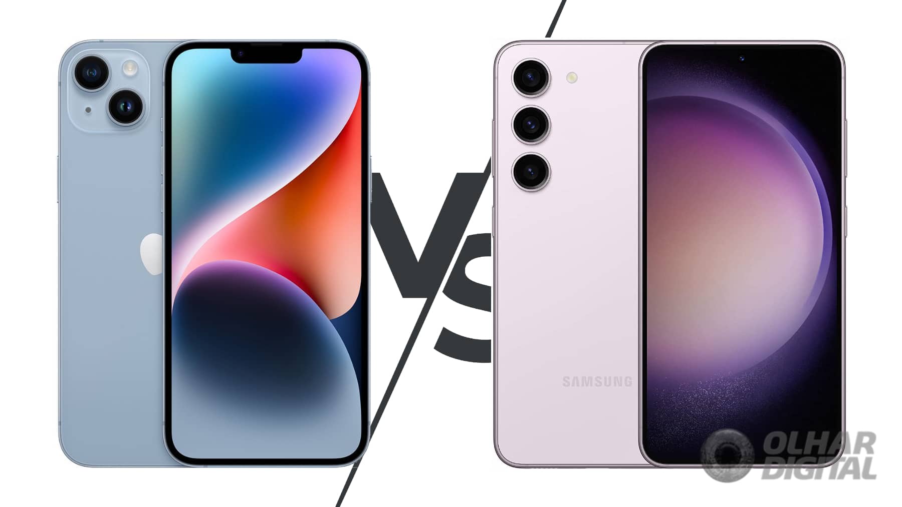 iPhone 14 vs Galaxy S23 (Imagem: André Fogaça/Olhar Digital)
