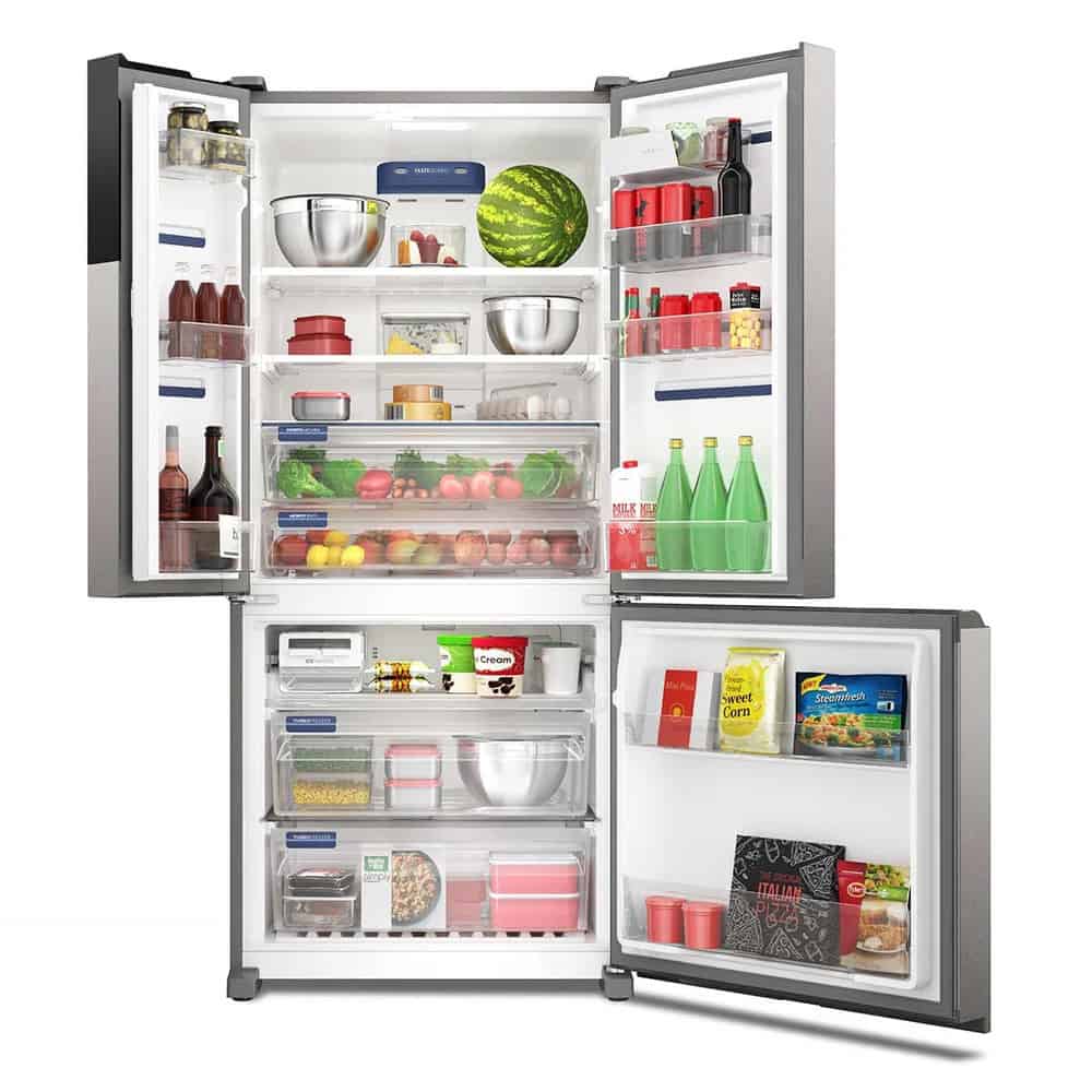Geladeira Eletrolux 3 portas. Imagem: Divulgação/Eletrolux
