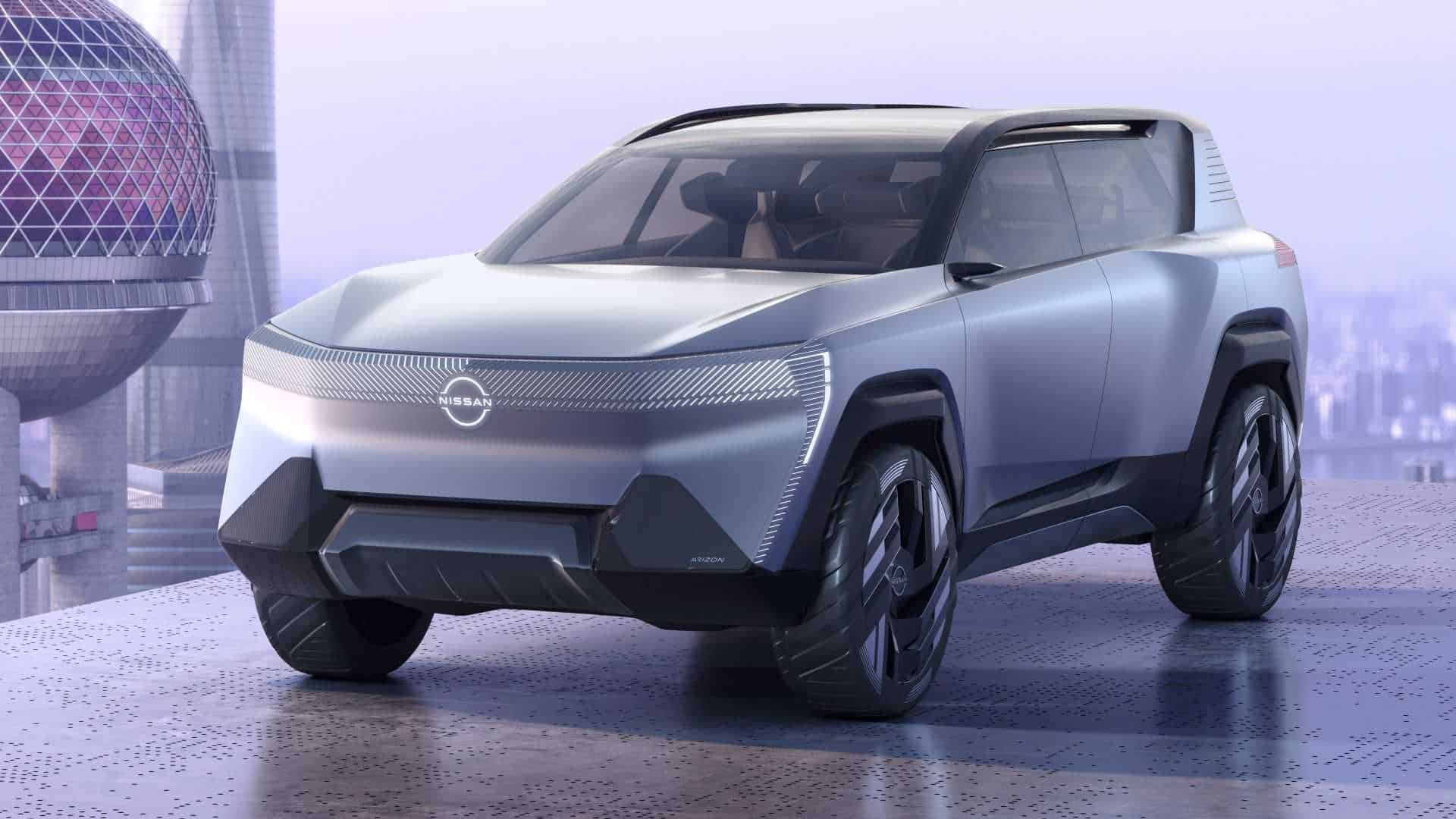 Nissan apresenta SUV elétrico futurista Arizon Concept