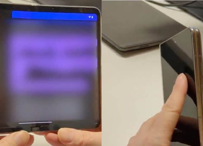 Suposto Google Pixel Fold (Imagem: reprodução/Kuba Wojciechowski)