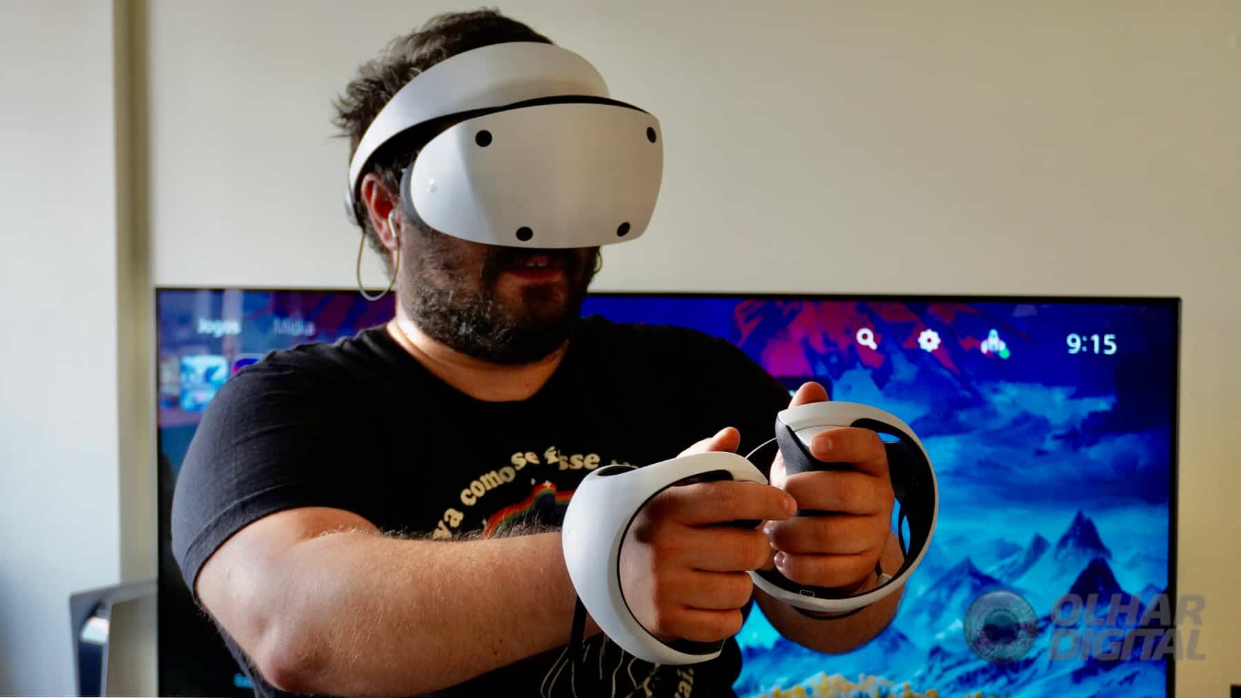 PlayStation VR2 (Imagem: André Fogaça/Olhar Digital)