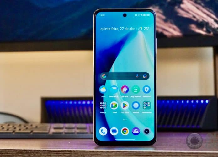 Realme C55 (Imagem: André Fogaça/Olhar Digital)