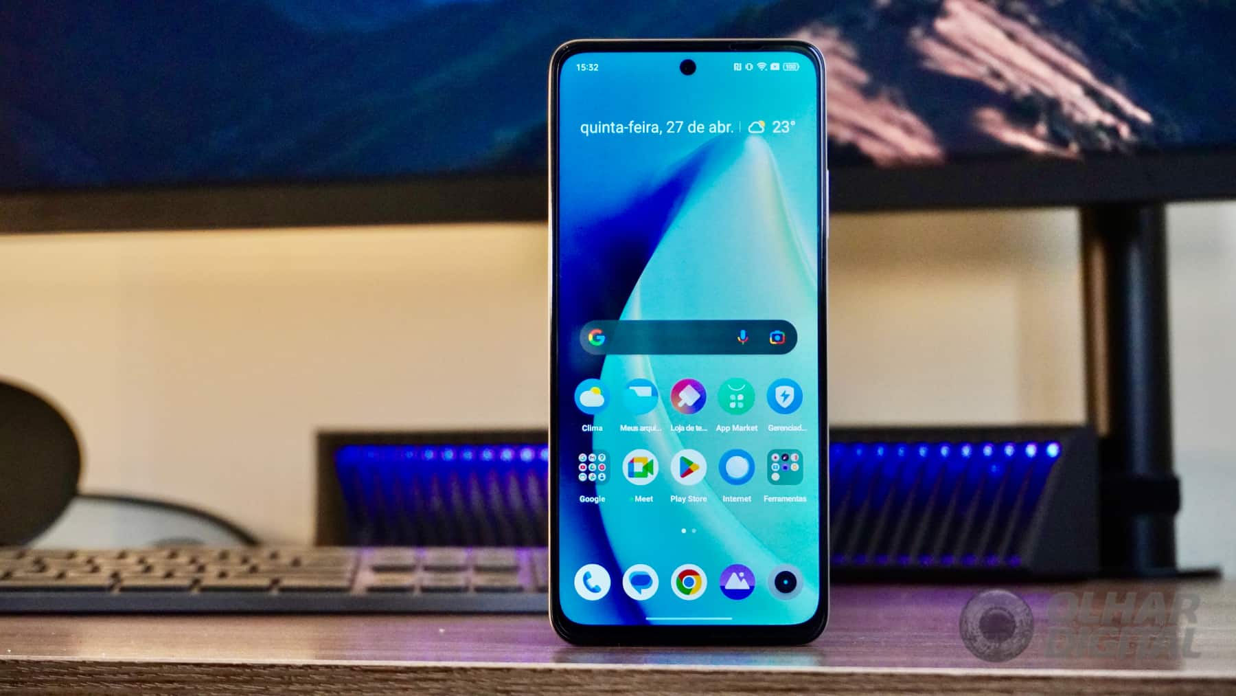 Realme C55 (Imagem: André Fogaça/Olhar Digital)