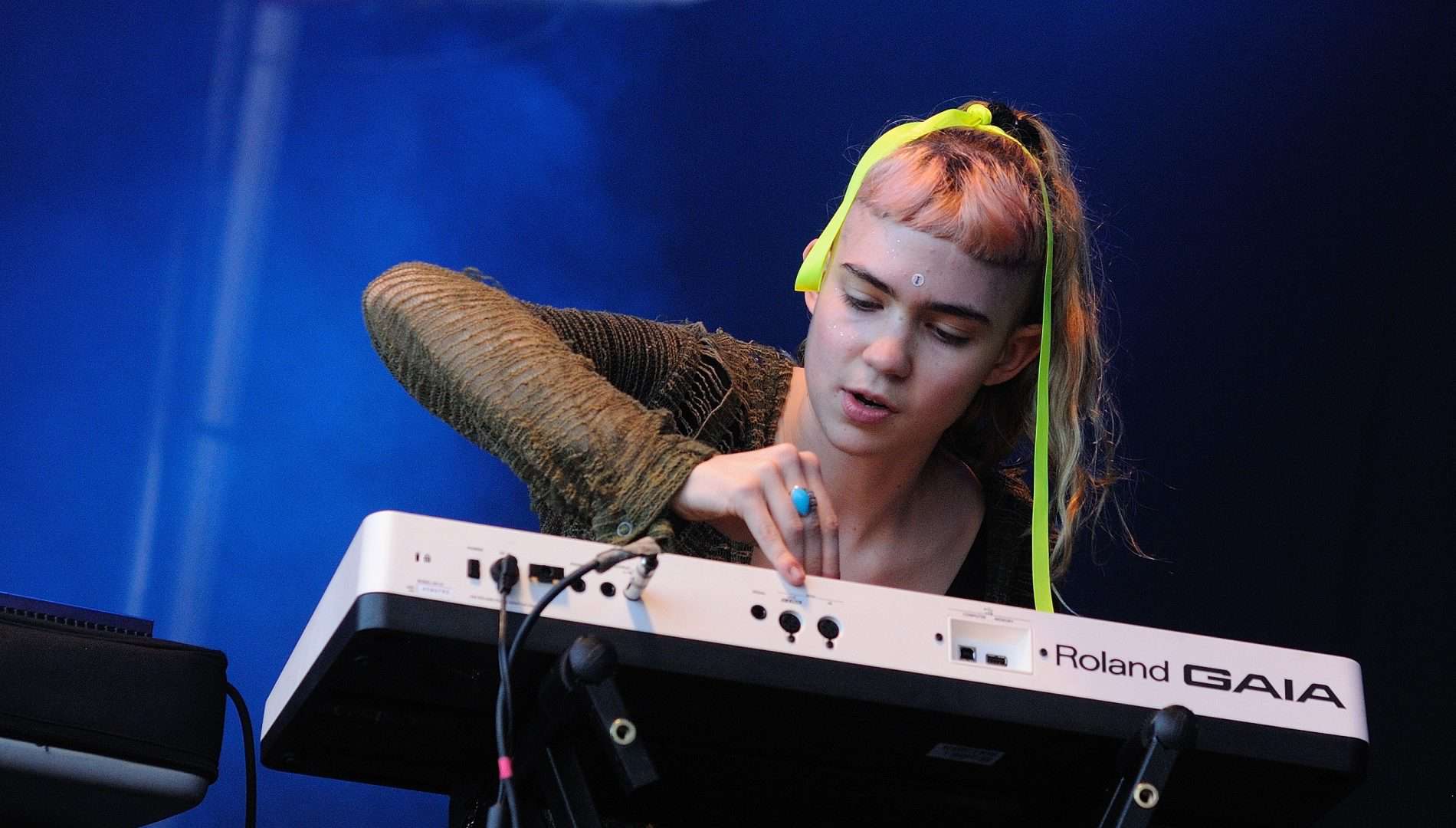 Claire Boucher, vocalista da banda Grimes,