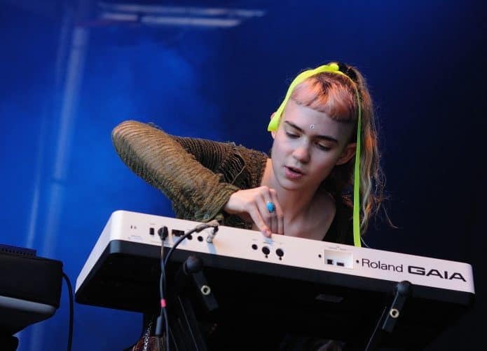 Claire Boucher, vocalista da banda Grimes,