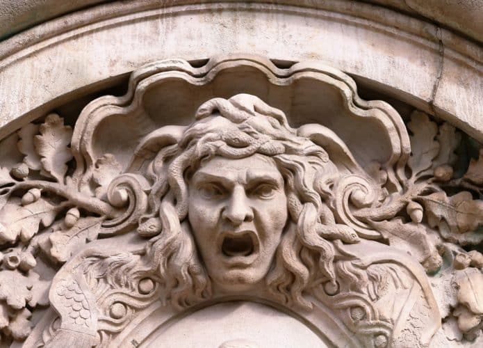 Mosaicos de Medusa forma encontrados na Italia (Credito: Shutterstock/ Arnaldo Jr)