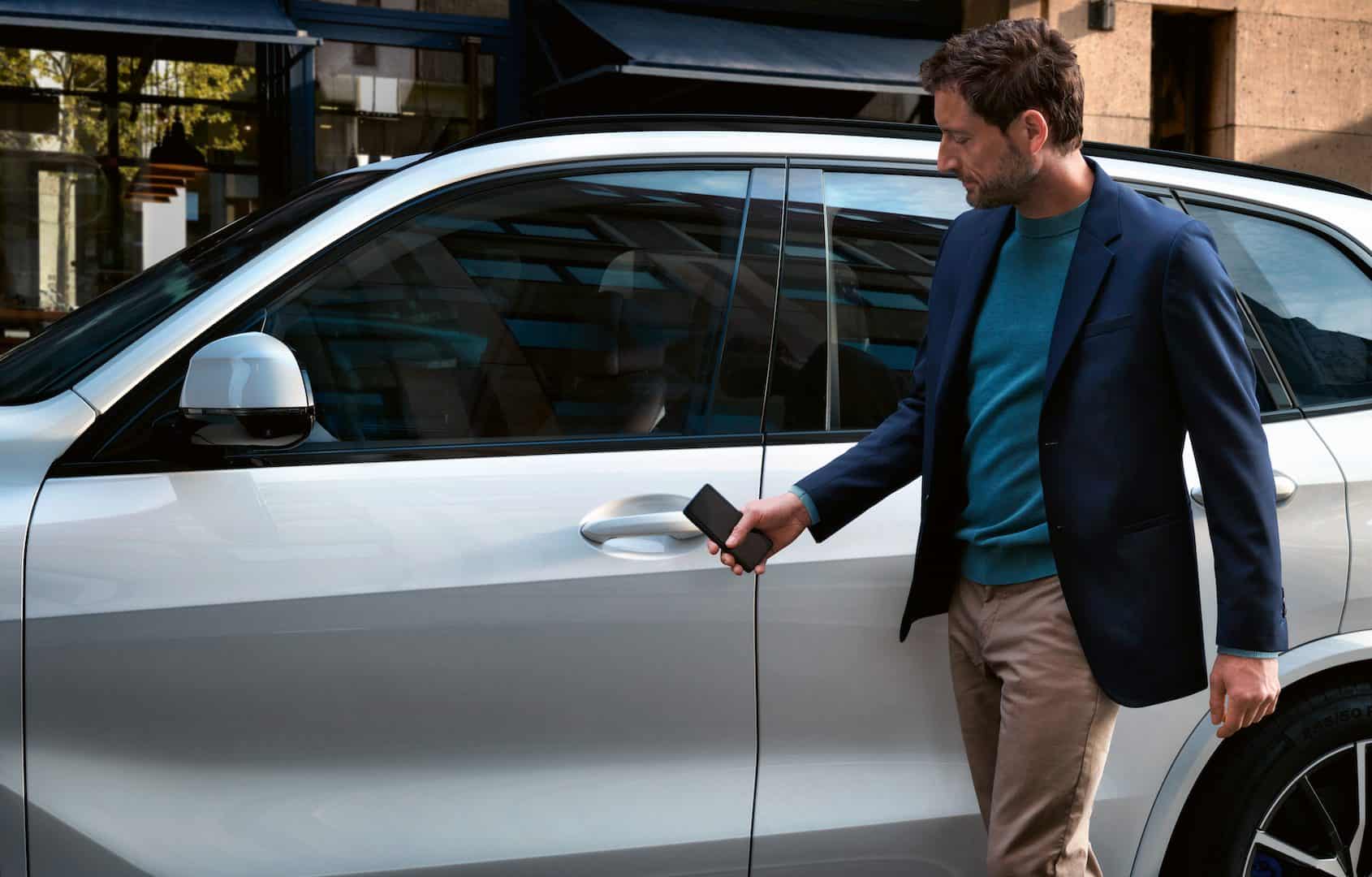 Chave Digital da Samsung na BMW (Imagem: divulgação/BMW)