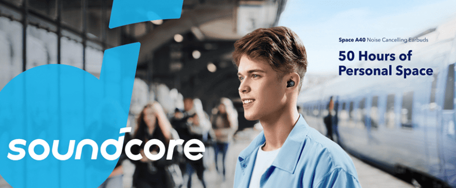 Fone de Ouvido Bluetooth Space A40 Anker (Imagem: divulgação/Anker)