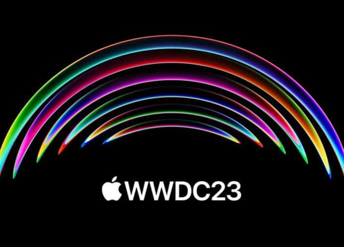 Pôster do evento WWDC de 2023 da Apple