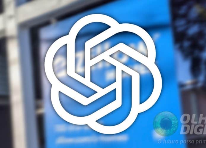 Montagem com logomarca da OpenAI e placa da Zillow ao fundo