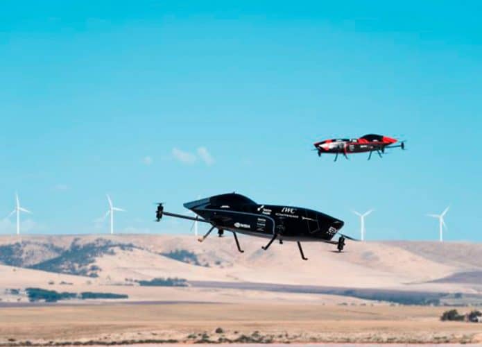 Carros voadores no deserto da Austrália