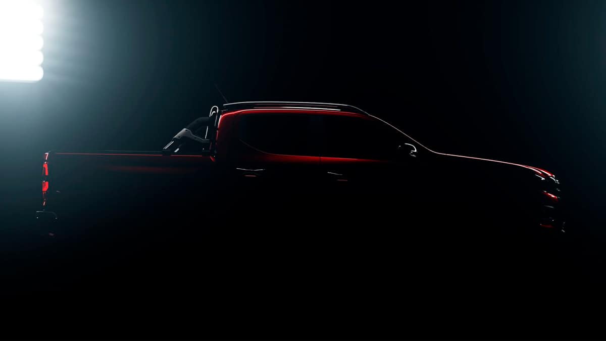 Lateral da picape Fiat Titano