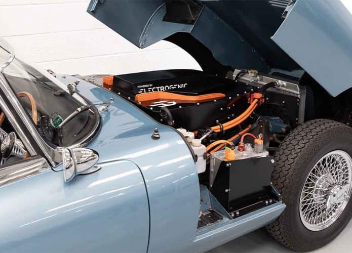 Motor elétrico de Jaguar convertido em EV