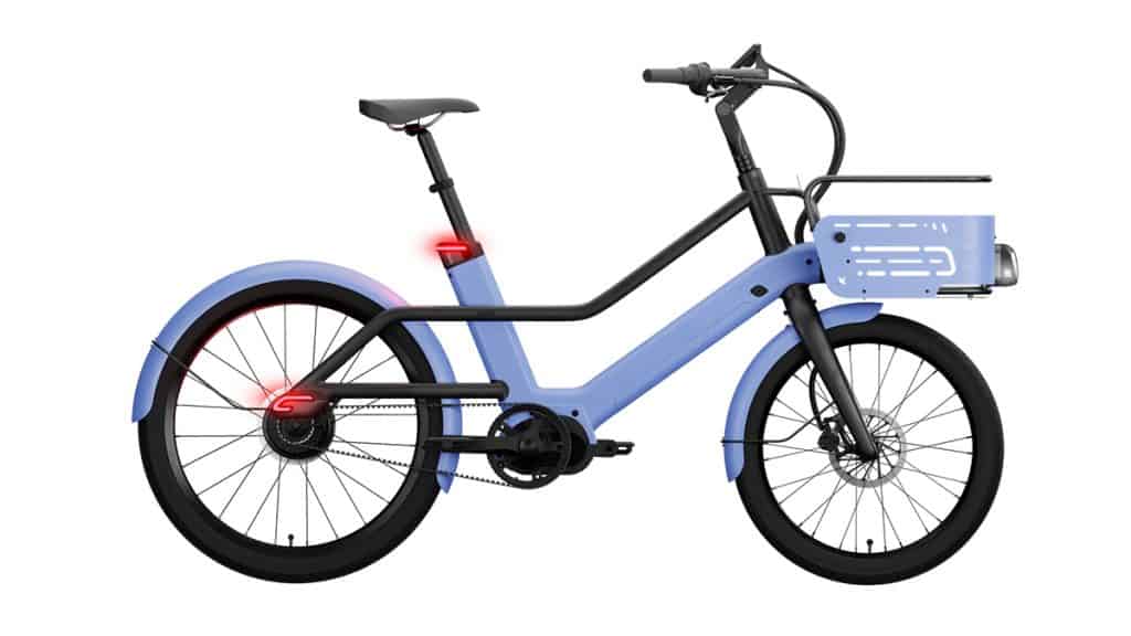Visão lateral de uma das bicicletas elétricas lançadas pela Vvolt