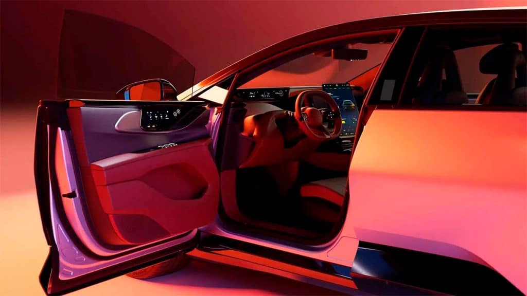 Interior do Faraday Future FF 91 2.0