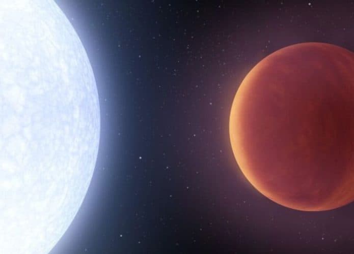 Ilustração artística do planeta em que o térbio foi encontrado (Credito: NASA/JPL-Caltech)
