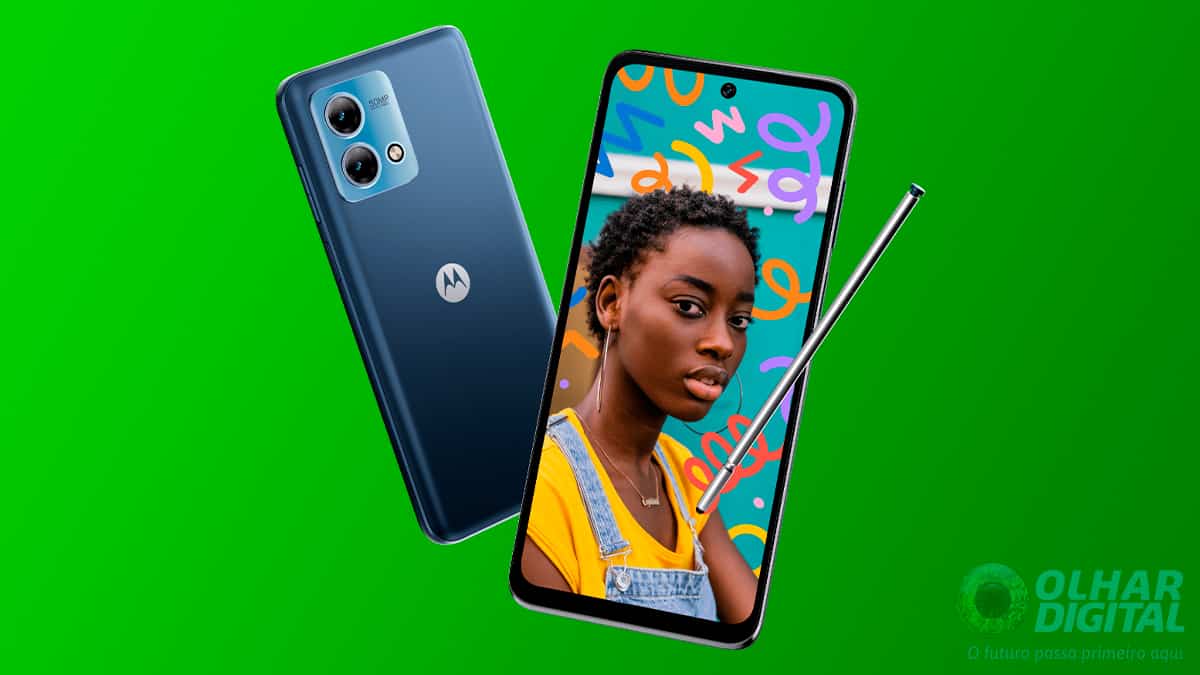 Dois modelos do Moto G Stylus 2023, da Motorola